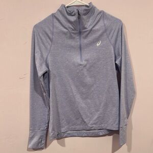 Asics Women's Light Blue Long Sleeve Top